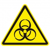 Знак W16 Биологическая опасность