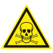 Знак W03 Опасно. Ядовитые вещества