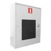 Шкаф для огнетушителя ШПО-113 НОБ (навесной открытый белый)