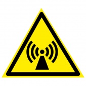 Знак W12 Электромагнитное поле