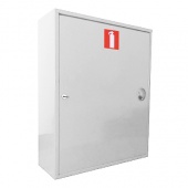Шкаф для огнетушителя ШПО-112 НЗБ (навесной закрытый белый)