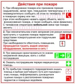 Действия при пожаре