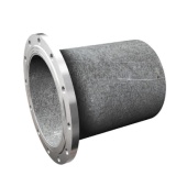 Патрубок фланец с гладким концом