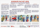 Плакат Боевой расчет ДПД с карманами