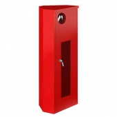 Шкаф для огнетушителя ШПО-107 УОК (угловой открытый красный)