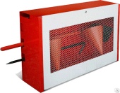 Щит пожарный закрытый в минимальной комплектации (щит закр, лом, багор, лопата, ведро конусное -2шт)