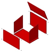 Ящик для песка разборный 1 м3