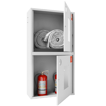 Шкаф пожарный ШПК-320-12 НОБ (навесной открытый белый)